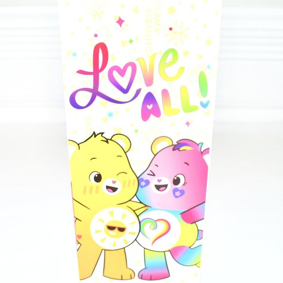 NEW (NIB) 14" Care Bears Rainbow Heart Togetherness Love All Tie Dye Plush Bear - Picture 6 of 10